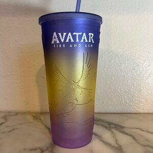 Avatar Fire and Ash Gradient Tumbler Cup, AMC Theaters, New